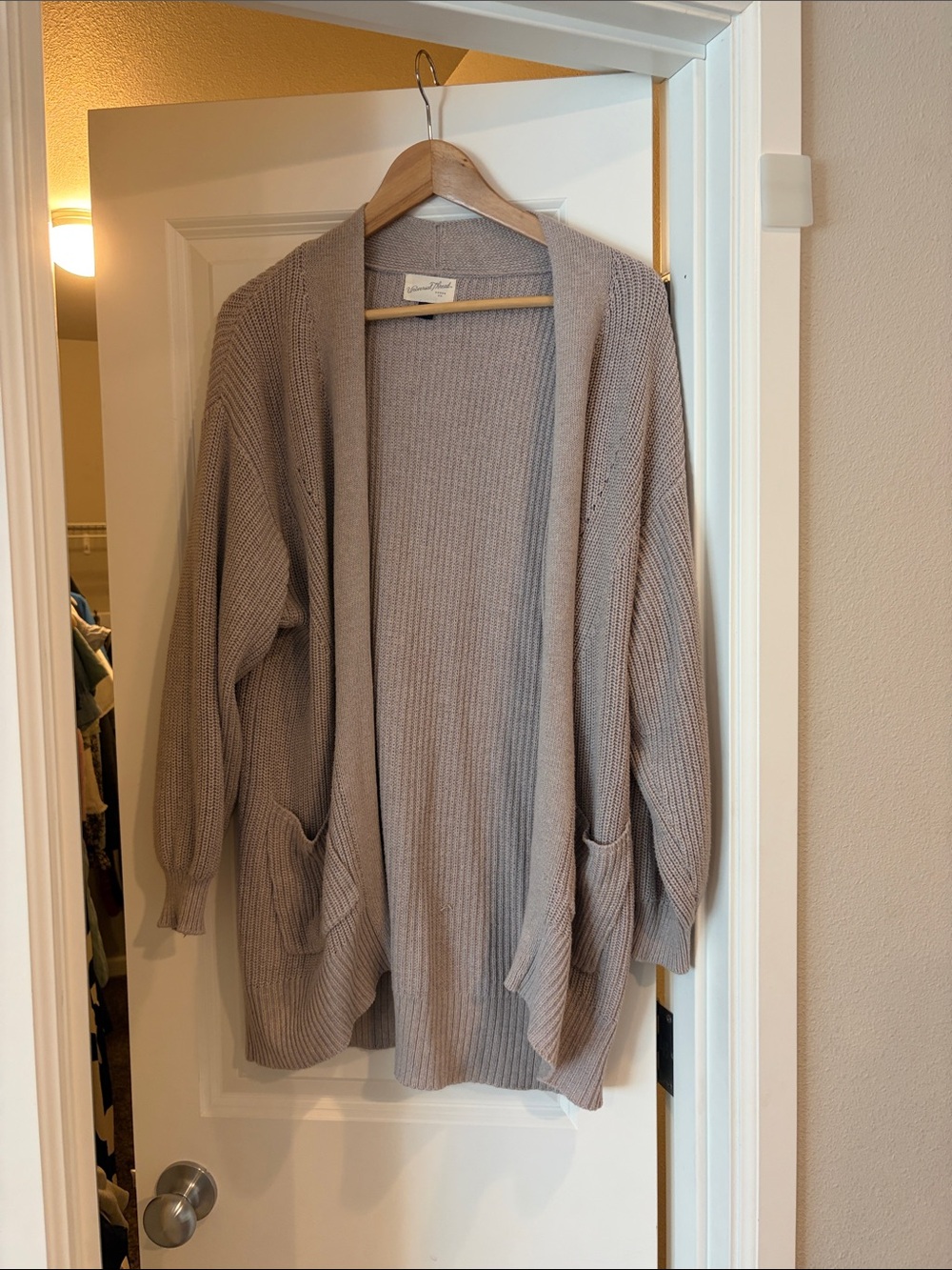 Target Universal Thread Open-Front Cardigan Sweater - Taupe